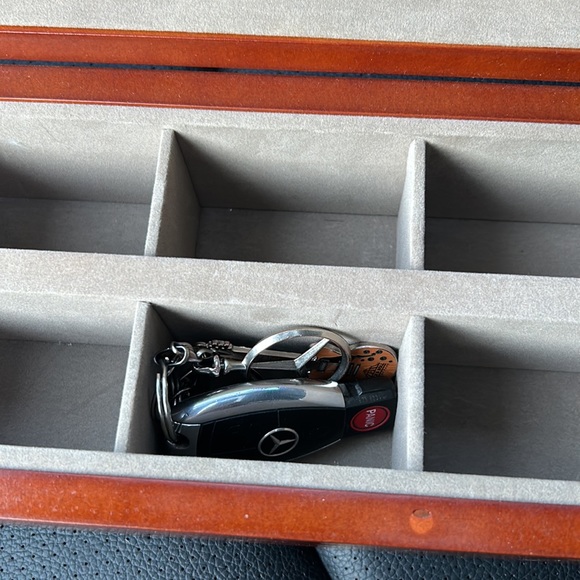 Jewelry Box Storage for Keys Closet Organizer Wooden Jewellery Container - Picture 4 of 8